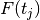 F(t_{j})
