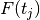 F(t_j)